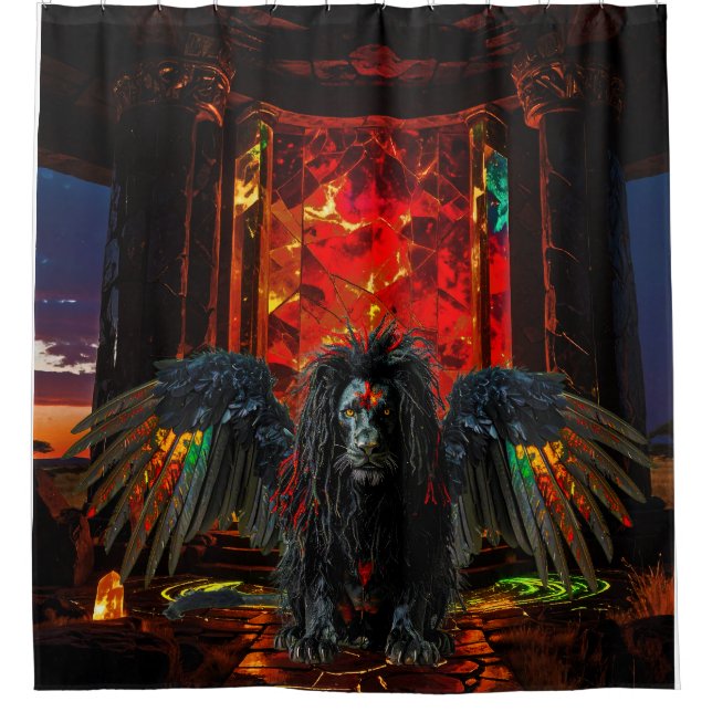 Rideaux De Douche Protocole Grin 80x60 griffin rasta 003 (Devant)