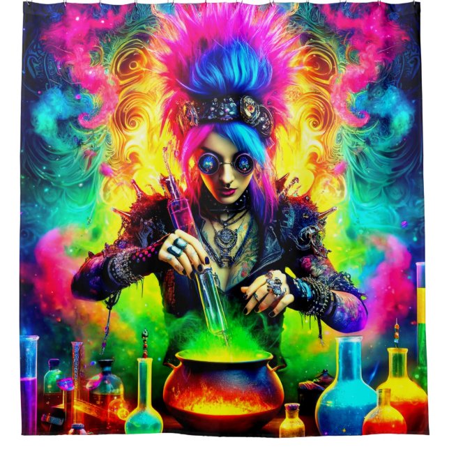 Rideaux De Douche Punk Rocker (Devant)