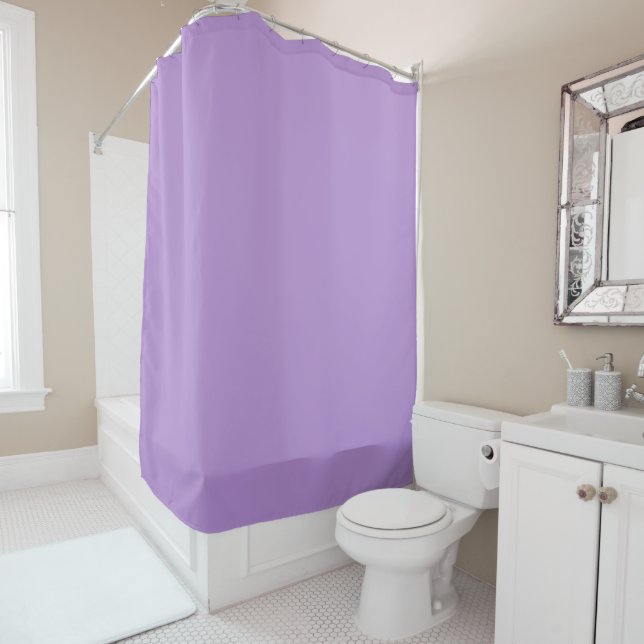 Rideaux De Douche Purple pâle (couleur solide) (En situation)