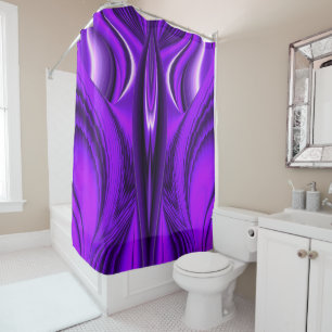 Rideaux De Douche Purple Rainbow Dreams, Angel Wings