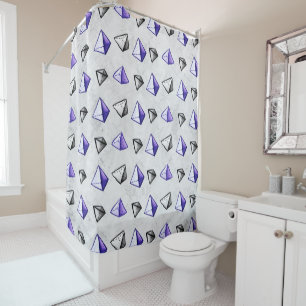 Rideaux De Douche Pyramides Motif Géométrie Math Enseignant
