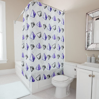 Rideaux De Douche Pyramides Motif Géométrie Math Enseignant