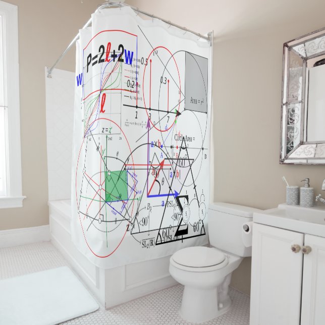 Rideaux De Douche Question de mathématiques pour vous (En situation)