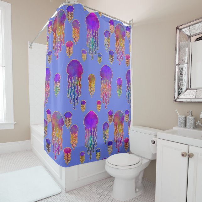 Rideaux De Douche Rainbows Dancing sous-marin Skylight (En situation)
