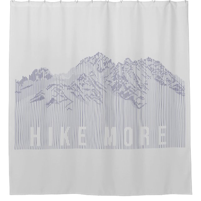 Rideaux De Douche Randonnée Plus Montagnes (Devant)