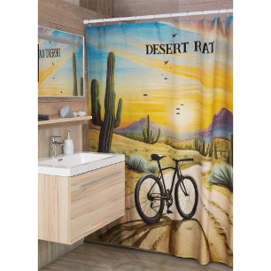 Rideaux De Douche Rat du désert, personnalisable