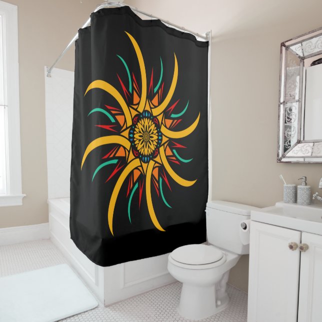 Rideaux De Douche rayons solaires (En situation)
