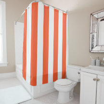 Rayures orange et blanches