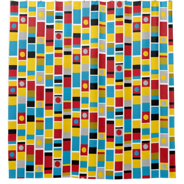 Rideaux De Douche Rayures Totem (Devant)