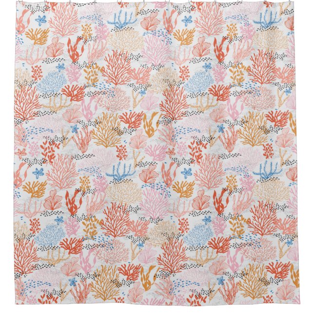 Rideaux De Douche Récif coralien (Devant)