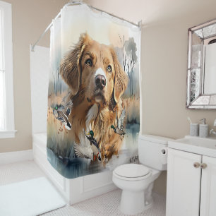 Rideaux De Douche Récupérateur de canard de la Nouvelle-Écosse, Art