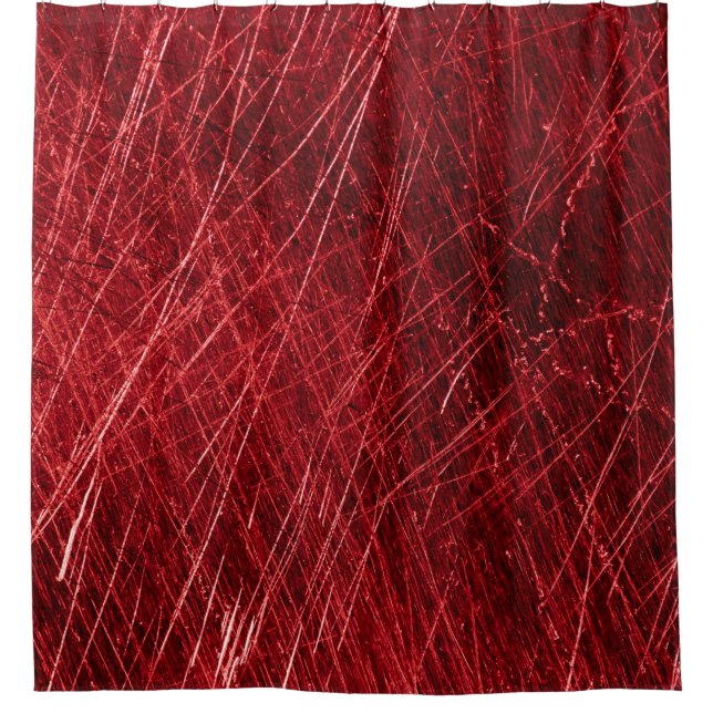 Rideaux De Douche Red scratch abstrait background abstract, vieux, a (Devant)