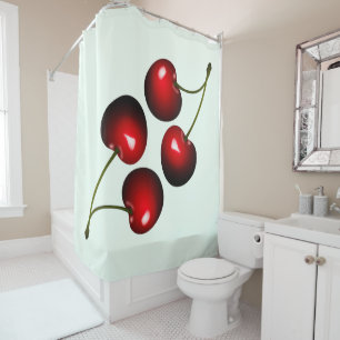Rideaux De Douche Red Sweet Cherries