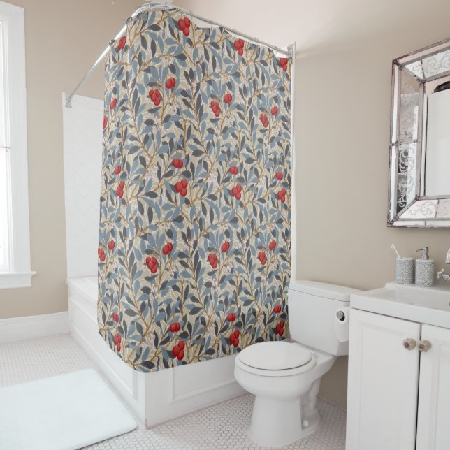 Rideaux De Douche Redberry Tree, William Morris (En situation)