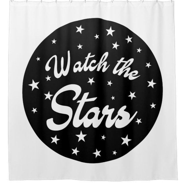 Rideaux De Douche Regardez les étoiles (Devant)
