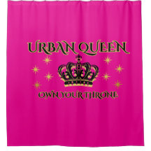 REIGN, Reine Urbaine Rose Chaud Polyester 180 cm x