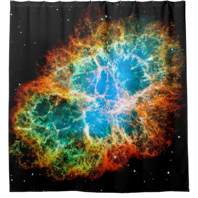 Rideaux De Douche Rémanent de supernova de la nébuleuse du Crabe pho (Devant)
