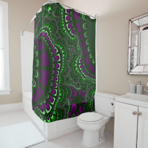 Rideaux De Douche Remix vert pin