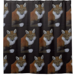 Rideaux De Douche Renard rouge