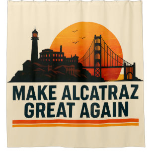 Rideaux De Douche Rendre Alcatraz super encore drôle
