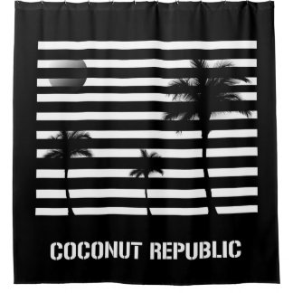 Rideaux De Douche République de la noix de coco