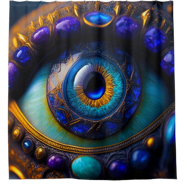 Rideaux De Douche Requiem cosmique 22a (Devant)