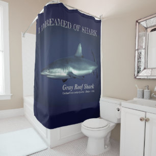 Rideaux De Douche Requin gris récif