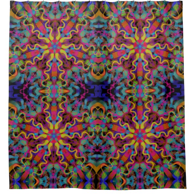 RIDEAUX DE DOUCHE RETOUR AU CENTRE (Devant)