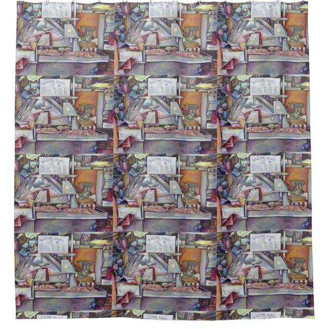 Rideaux De Douche Retour en dix minutes, l'anniversaire de ma femme  (Devant)