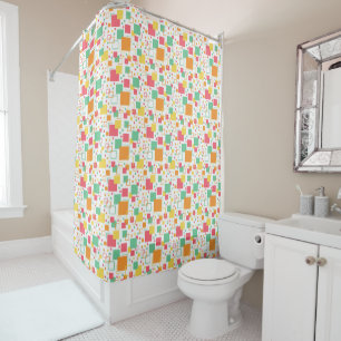 Rideaux De Douche Retro Mod Citrus