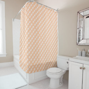 Rideaux De Douche Retro Peach