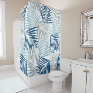 Rideaux De Douche Rétro tropical #4 (Vibes côtières) #palms #décorat