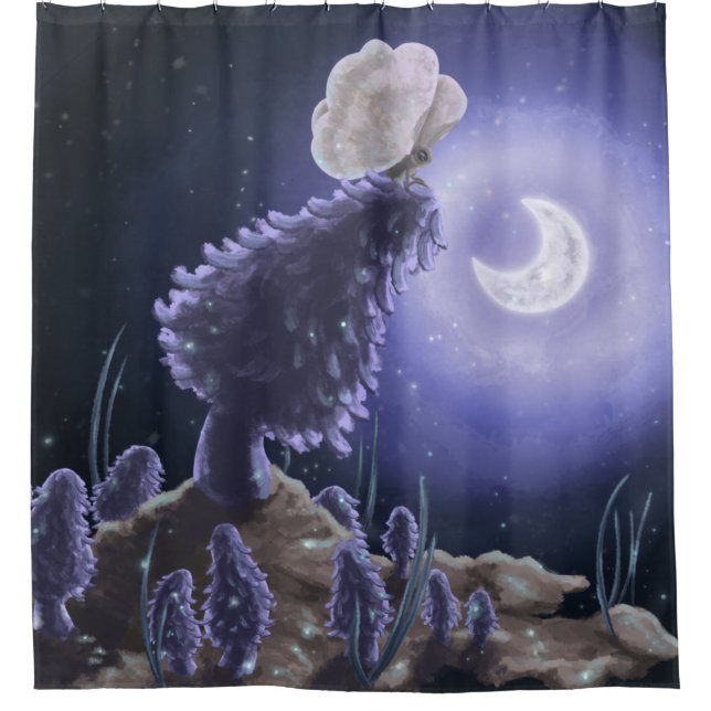 Rideaux De Douche Réunion au clair de lune (Devant)