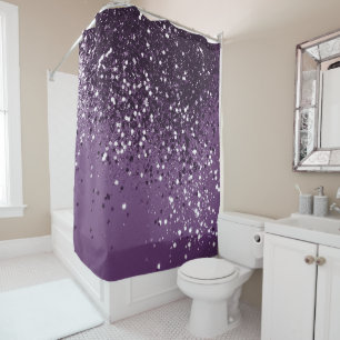 Rideaux De Douche Rêve DE Parties scintillant PURPLE #1 #shiny