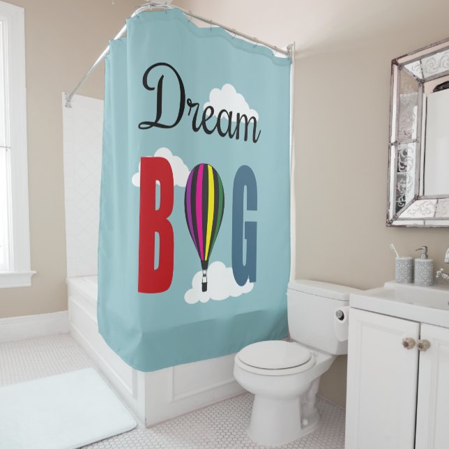 Rideaux De Douche Rêver grand (En situation)