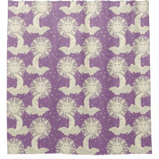Rideaux De Douche rêves bohèmes violet