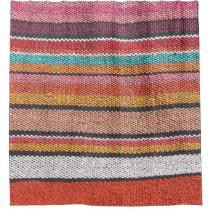 Rideaux De Douche Richesse du tapis : Textures mexicaines péruvienne