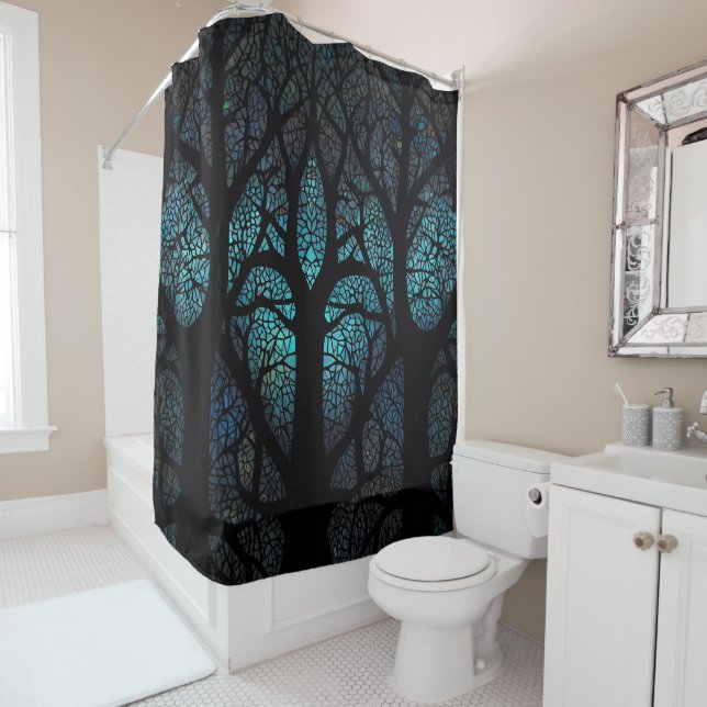 Rideaux De Douche Ride de douche Arbre de Vie vibrant (En situation)