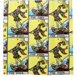 Rideaux De Douche Rider Waite Tarot Major Arcana L'idiot