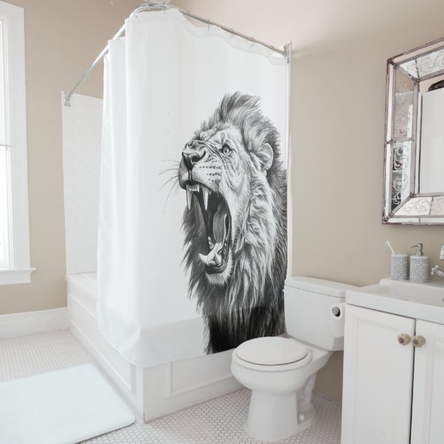 Rideaux De Douche Roar of the Lion  (En situation)