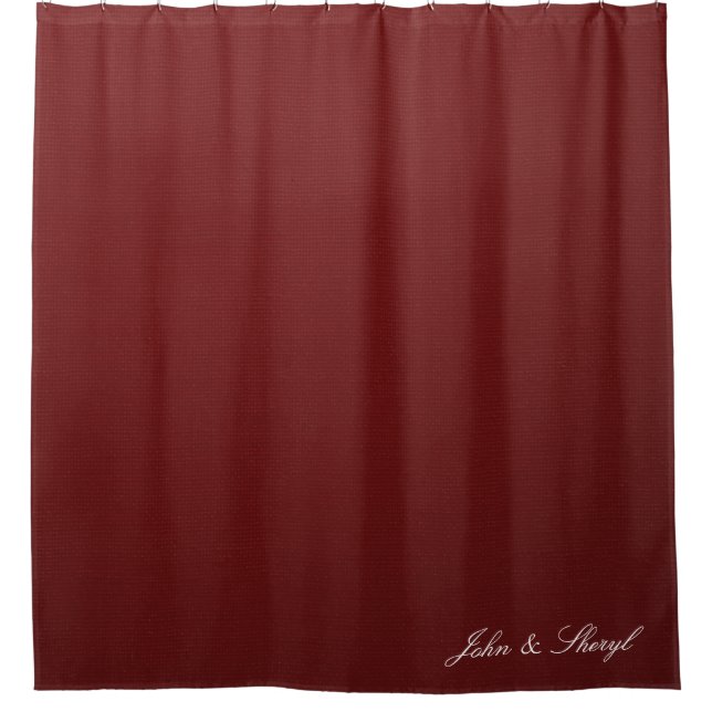 Rideaux De Douche Robe rouge foncé de Bourgogne (Devant)