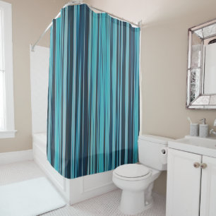 Rideaux De Douche Robustes turquoise et bleu