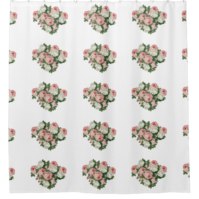 Rideaux De Douche Romance florale (Devant)