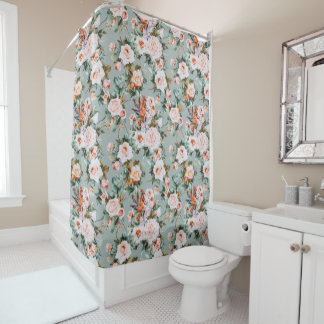 Rideaux De Douche Romantic Blossom Haven