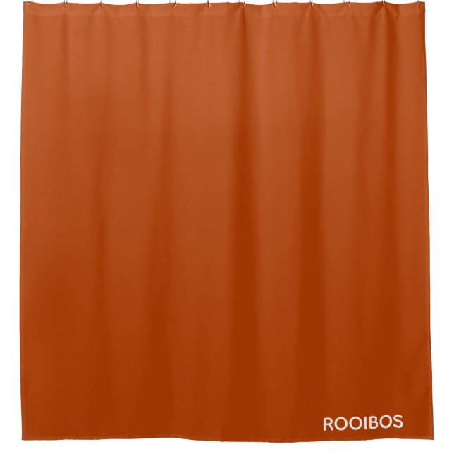 Rideaux De Douche Rooibos rouge brun nom (Devant)