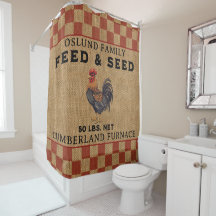 Rooster FARMHOUSE Burlap personnalisé
