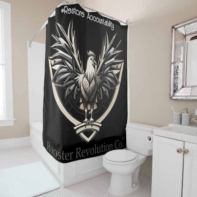 Rideaux De Douche Rooster RevolutionWear : Défendre le système (En situation)