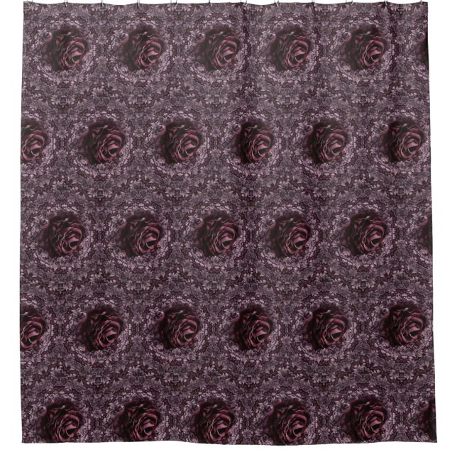 Rideaux De Douche Rosace Mandala  (Devant)
