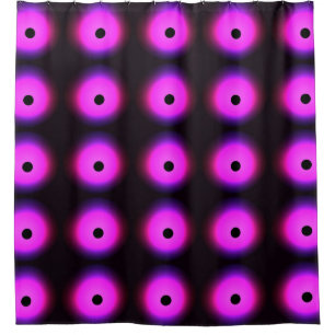 Rideaux De Douche Rose foncé Abstrait : brillant sans joint