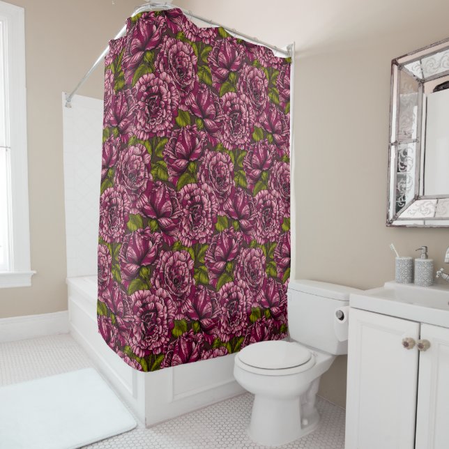 Rideaux De Douche Roses pour vous (En situation)